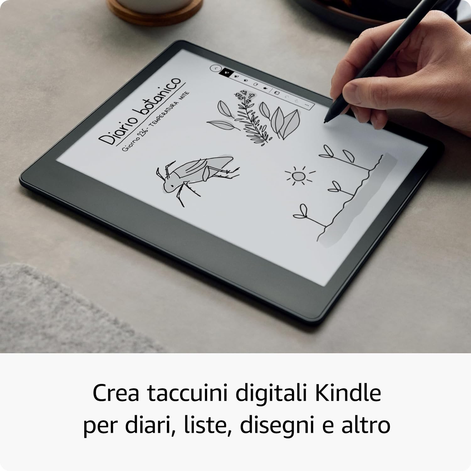 Il primo Kindle e taccuino digitale