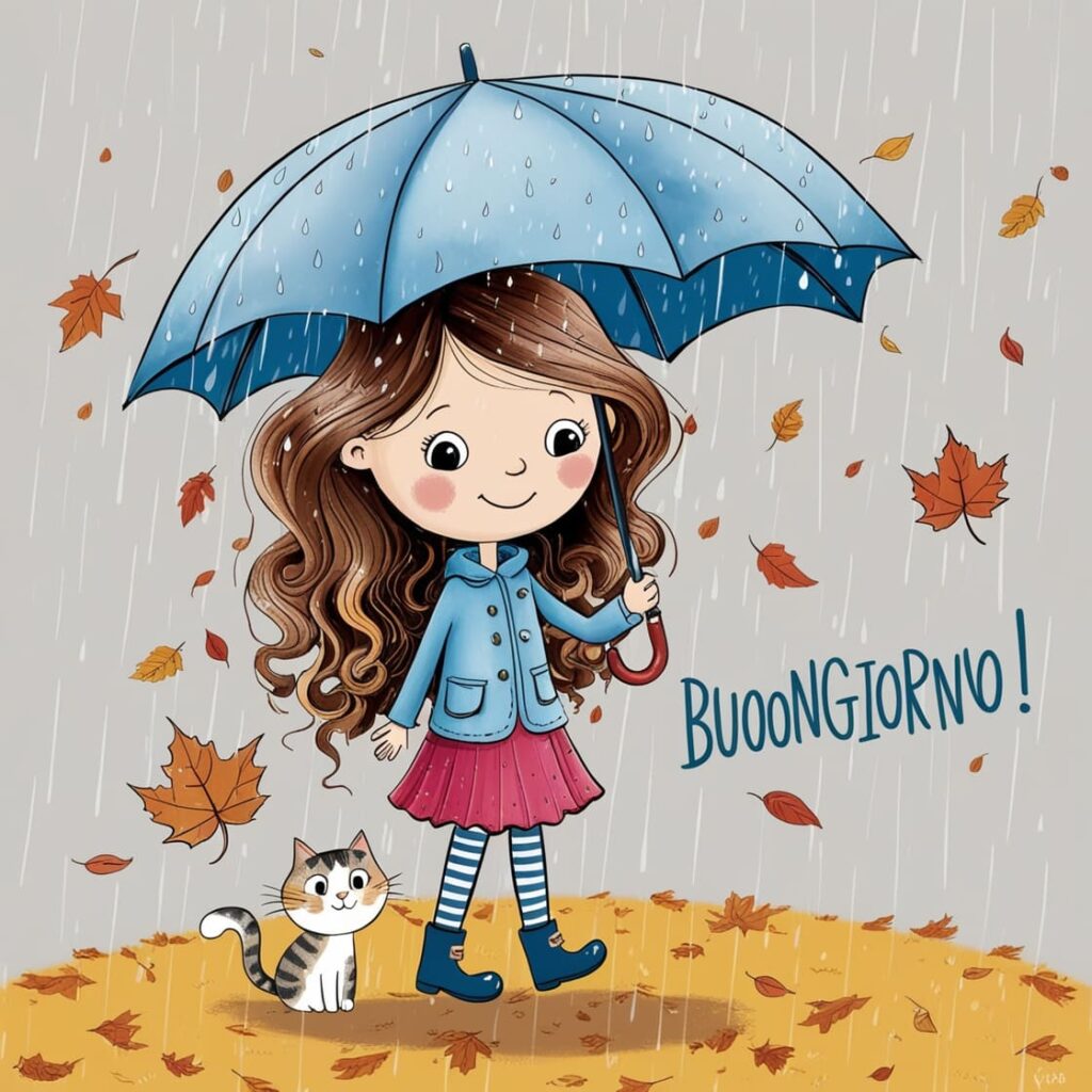 immagine buongiorno pioggia